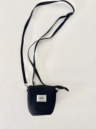 【美品】B印・POTER　ONE CAN SHOULDER　POUCH　350ml　ブラック　 画像1