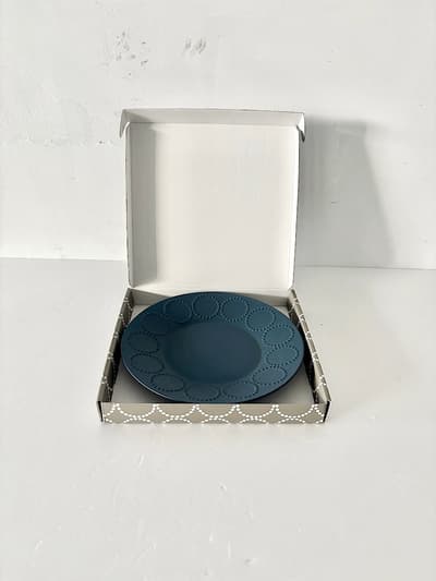 【美品】mina perhonen　tambourine　dark blue　 画像1