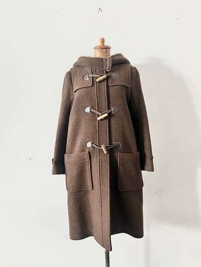 【美品】mina perhonen　nordic moss　ダッフルコート　サイズ38   画像1
