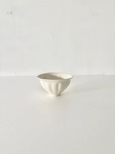 【美品】角田淳　クグロフ型ボウル　中　 画像1