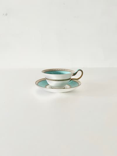 【美品】Wedgwood　ユーランダー　パウダーターコイズ　カップ＆ソーサー　1 画像1