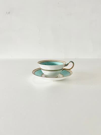 Wedgwood　ユーランダー　パウダーターコイズ　カップ＆ソーサー　2 画像1