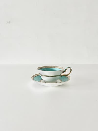 Wedgwood　ユーランダー　パウダーターコイズ　カップ＆ソーサー　4 画像1