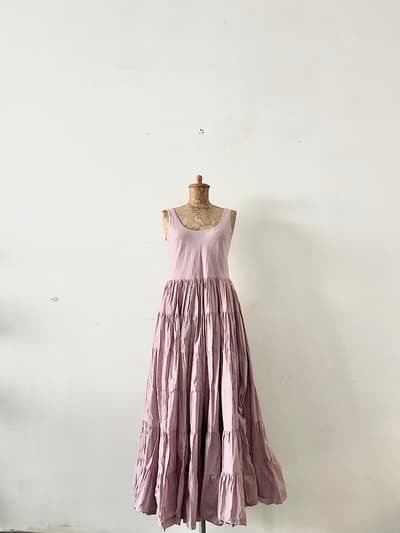 【美品】MARIHA　草原の虹のドレス　ピンク 画像1