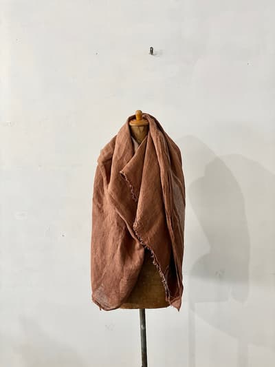 DANIELA GREGIS　リネン　大判　ストール  画像1