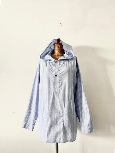 【美品】HARROW TOWN STORES　フード付きプルオーバーシャツ　サイズ46 画像1