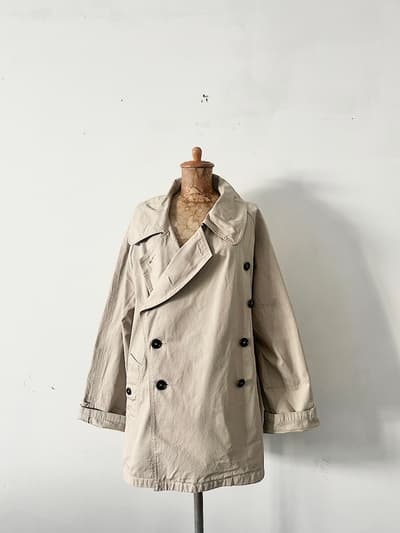【美品】HARROW TOWN STORES　ダブル オーバーコート ジャケット　サイズ42 画像1