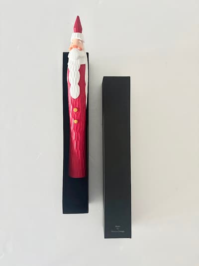 【美品】shimoo design　とんがりサンタ　ボタン2 画像1