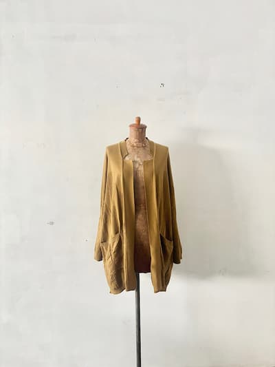 iliann loeb　SUVIN COTTON wide cardigan　　 画像1