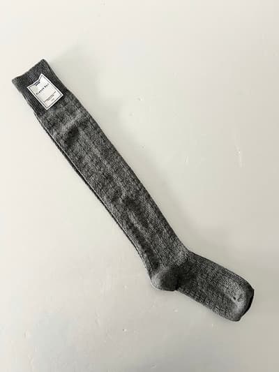 【未使用】French Bull　ニットソックス　グレー　23cm~25cm 画像1