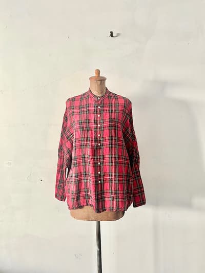 【美品】オールドマンズテーラー　BUGGY SHIRT col.Royal Stewart　2 　 画像1