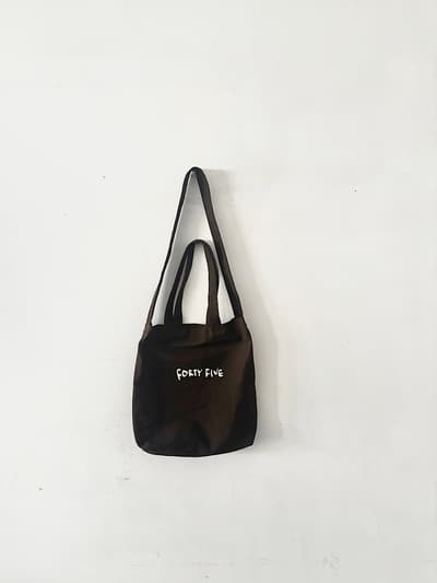 【美品】45R　インドの45トート（中）　ブラウン　2WAY 画像1