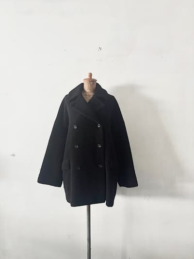 【美品】maison de soil　RECYCLE BOA WOOL DOUBLE OVER COAT 画像1