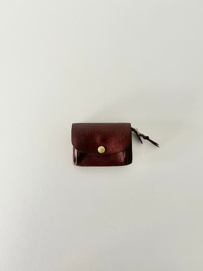 CINQ  ミニ財布　ダークブラウン　小銭入れ 革財布 画像1