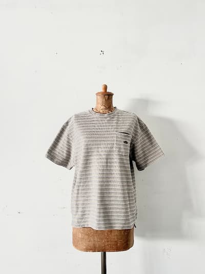 【美品】THE NORTH FACE PURPLE LABEL　Moss Stitch Field HS Pocket Tee　グレー　サイズWM　 画像1