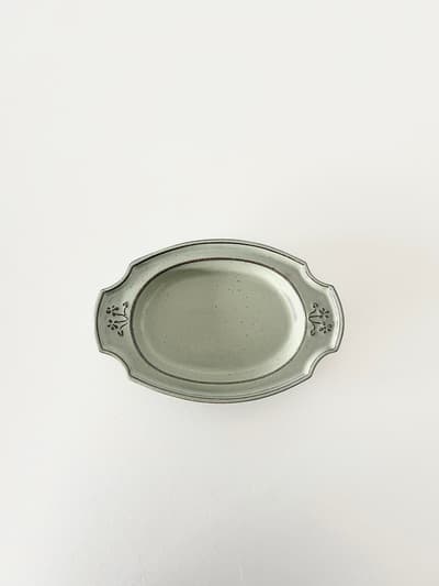 【美品】内山太郎　耳ありオーバルディッシュ　① 画像1