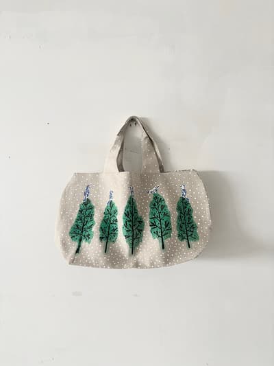 【美品】mina perhonen　mokki　パニーニバッグ　vison　限定品 画像1