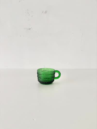 【北欧ヴィンテージ】ARABIA  Nuutajarvi　カステヘルミ　カップ　グリーン 画像1