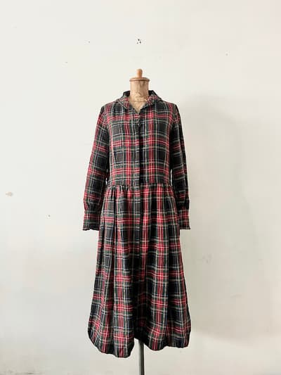 【美品】LISETTE　クラリス　ワンピース　タータンチェック 画像1