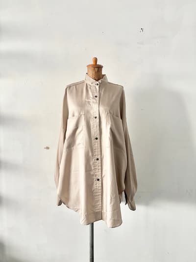 CITY SHOP　ベージュ　ポリエステル　ビッグシャツ　ベイクルーズ　　 画像1