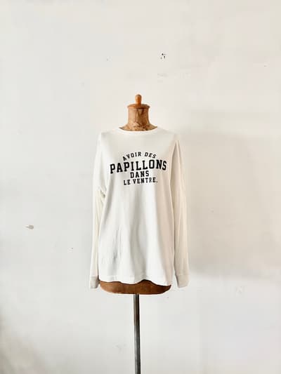 【美品】green label relaxing　プリント ロングスリーブ Tシャツ 画像1