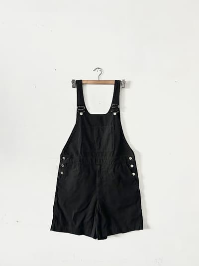 SERGE de bleu　ショーツ サロペット　サイズ38　黒 画像1