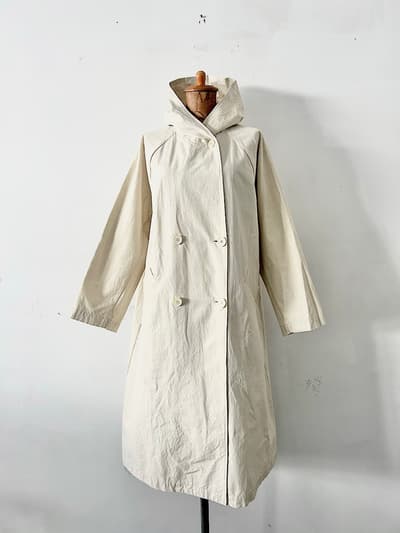 【美品】CLASKA　 HAU コットン フーデッド キャンバスコート　サイズF 画像1