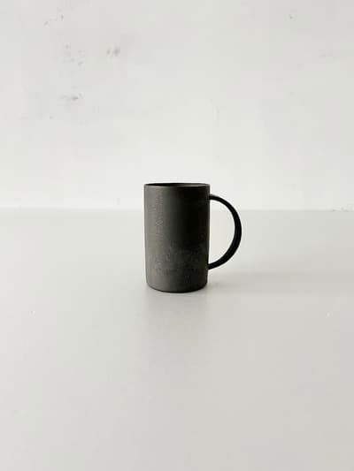 【美品】石川隆児　マグカップ　黒 画像1