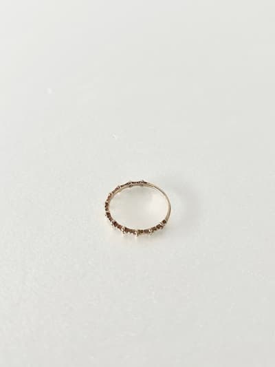 【美品】miroir　k10リング　ピンキーリング　11号 画像1