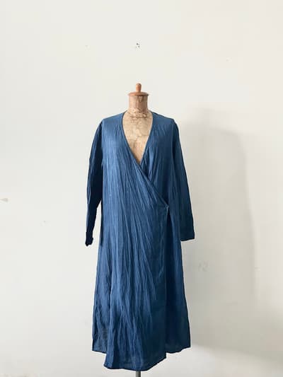 evameva　カシュクールリネンワンピース 画像1