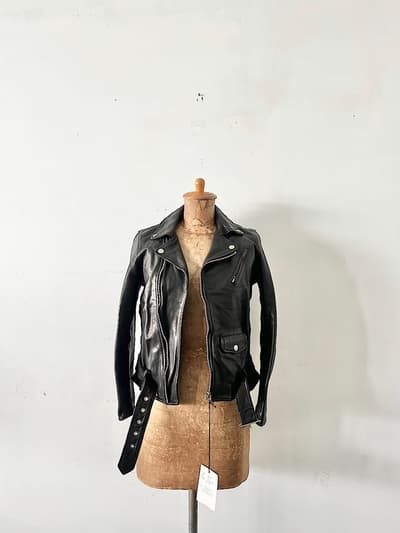 【未使用】beautiful people　shrink leather riders jacket　定価9.9万　 画像1