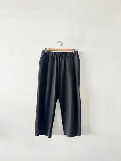 【美品】FABRIQUÉ en planète terre　ウール　ストライプ　サイズ40   画像1