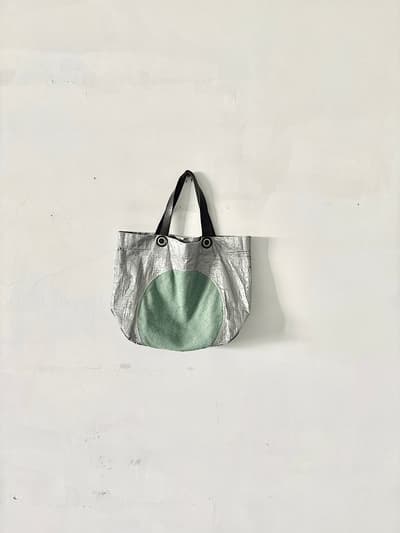 UNTIDY　ビニールバッグ小　グリーン 画像1