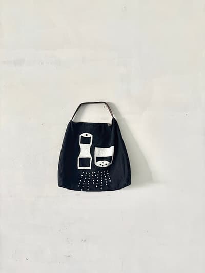 アトリエか猫　ビッグキャンバストートバッグ 画像1