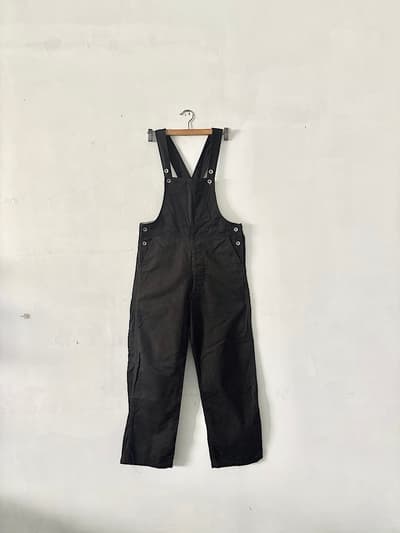 【美品】OLDMAN'S TAILOR　サロペット　黒　サイズS 画像1