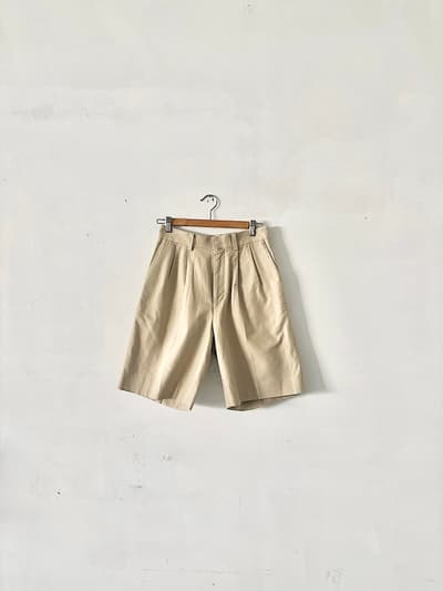 【美品】YAECA  ツータックショーツ　SAGE　定価2.2万　サイズ29 画像1