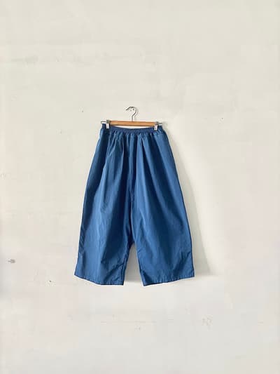 【美品】OLDMAN’S TAILOR　ガーメントダイゴムパンツ　NAVY　定価3.8万 画像1