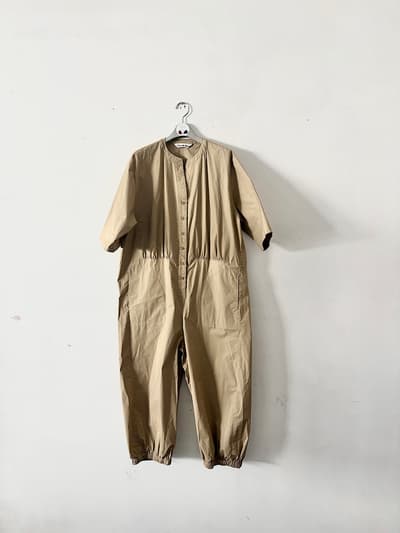 【美品】Porter des boutons　オールインワン　コットン　ベージュ 画像1