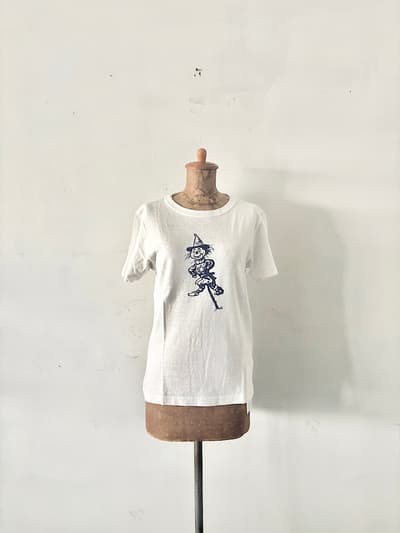 【美品】オールドマンズテーラー　SCARE CROW　コットン　Tシャツ　サイズL　定価1.2万　 画像1