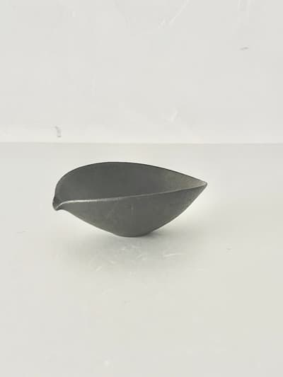 【美品】清岡幸道 　片口　黒　鉄釉　 画像1