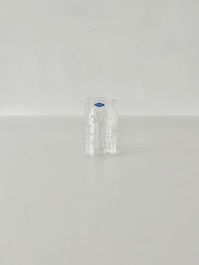 NUUTAJARVI　FLORA タンブラー 230ml クリア　ARABIA　復刻　シール付き 画像1