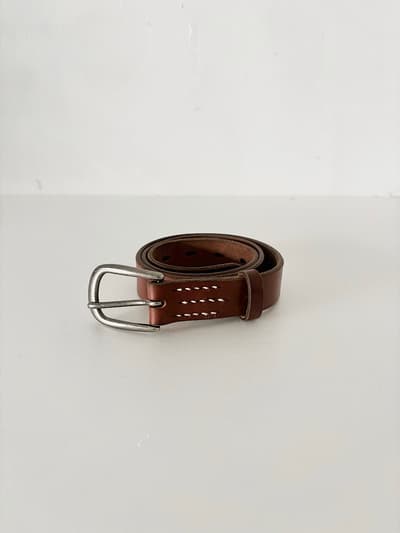 【美品】45R　ヴィンテージレザーのベルト 画像1