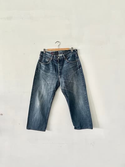 45R　空比古比女　デニムパンツ 画像1