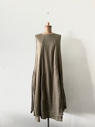 fu-dueka　切替ノースリーブワンピース　サイズF 画像1