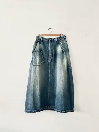 定価4.8万　mina perhonen　always デニムスカート　サイズ40 画像1