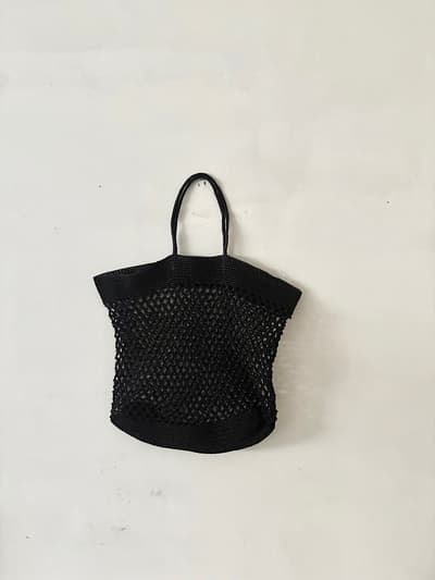 【美品】BAGMATI　メタリックメッシュトートバッグ　 画像1