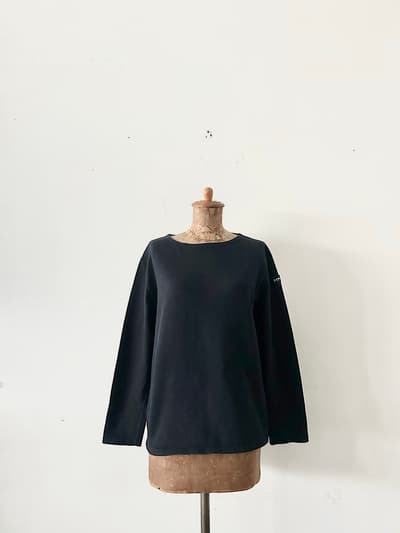 Sall 　バスクシャツ 長袖 カットソー ボートネック M  画像1