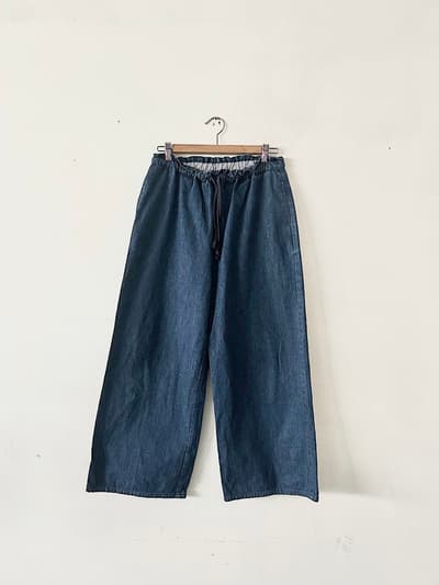 apartmentdepartment　デニムイージーパンツ　サイズF 画像1