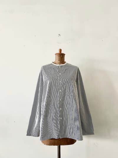 Veritecoeur　copains　ノーカラーシャツ 画像1