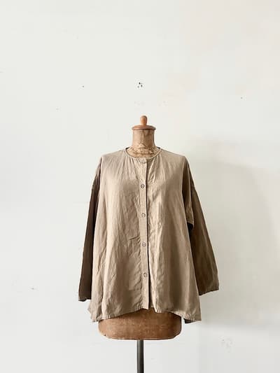 evameva　linen shirts　リネンシャツ 画像1